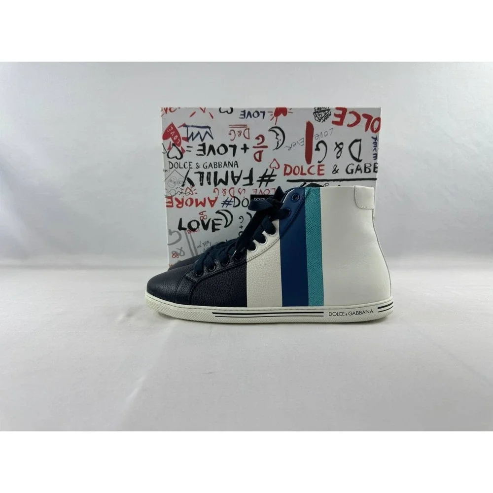 Dolce & Gabbana Saint Tropex High Sneakers Men's Size 10.5